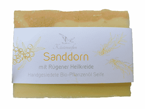 Bio Seife mit Sanddorn und Rügener Heilkreide