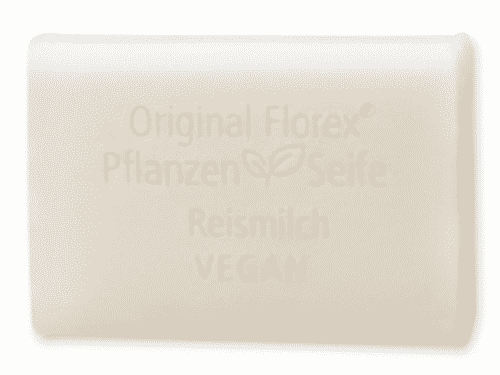 Vegane Seife mit Reismilch - Pflanzenölseife - Florex 100 g