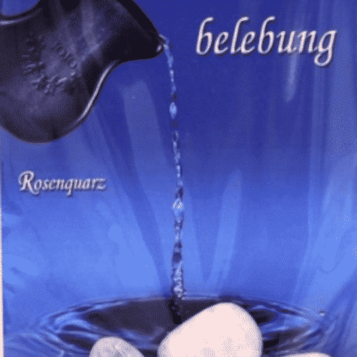 Trommelstein zur Wasserbelebung - Rosenquarz