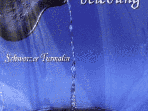 Trommelstein zur Wasserbelebung - Schwarzer Turmalin