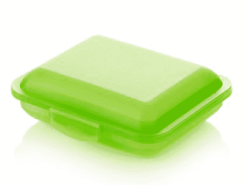 Klickbox für Seifen - Grün - Ovis 11 x 9 x 3,5 cm
