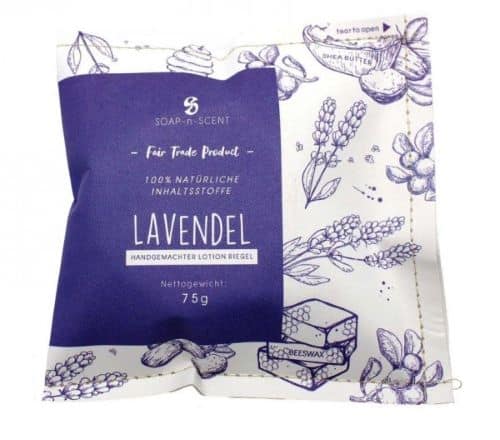 Body Lotion Riegel - Lavendel - Soap-n-Scent 75 g