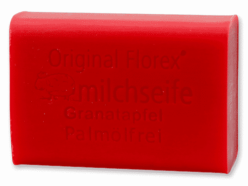 Palmölfreie Schafmilchseife Granatapfel - Florex 100 g