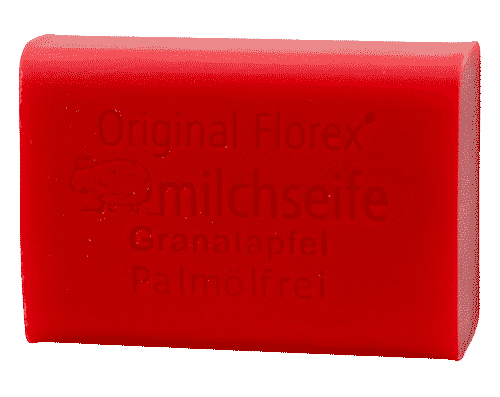 Schafmilchseife Granatapfel - ohne Palmöl - Florex 100 g