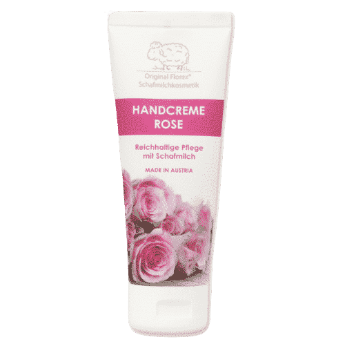 Handcreme mit bio Schafmilch und Rose