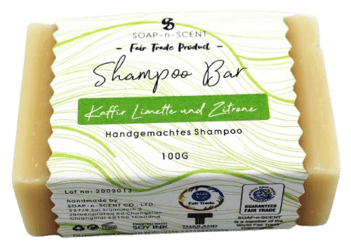 Shampoo Bar - Kaffee Limette & Zitrone - Soap-n-Scent 100 g