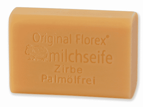 Palmölfreie Schafmilchseife Zirbe - Florex 100 g