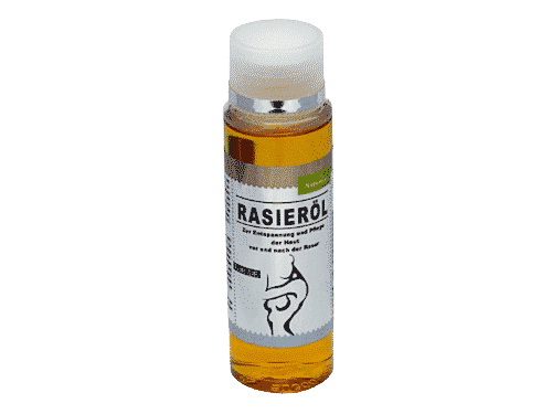 Rasieröl vor und nach der Rasur