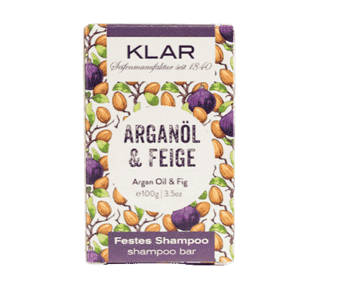 Festes Shampoo - Arganöl und Feige - KLAR 100 g