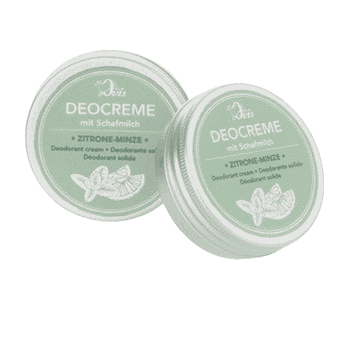 Deocreme mit Zitrone-Minze und Schafmilch