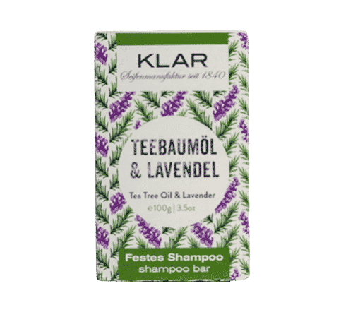 Festes Shampoo - Teebaumöl und Lavendel