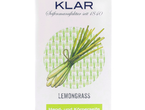 Seife mit Lemongrass palmölfrei - Cosmos zertifiziert - Klar 100 g