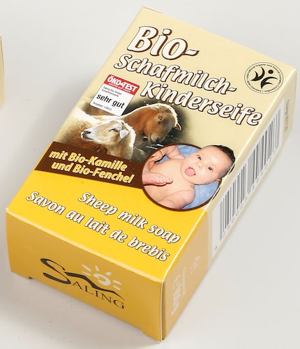 Bio Schafmilchseife für Kinder - BDIH zertifiziert - Saling 100 g