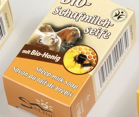 Bio Schafmilchseife mit bio Honig - BDIH zertifiziert - Saling 100 g