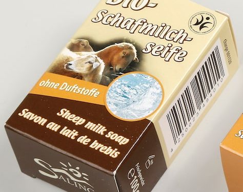 Bio Schafmilchseife ohne Duftstoffe - BDIH zertifiziert - Saling 100 g