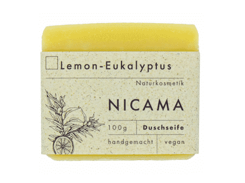 Duschseife Lemon - Eukalyptus - NICAMA 100 g