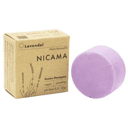 Festes Shampoo Lavendel - NICAMA 50 g