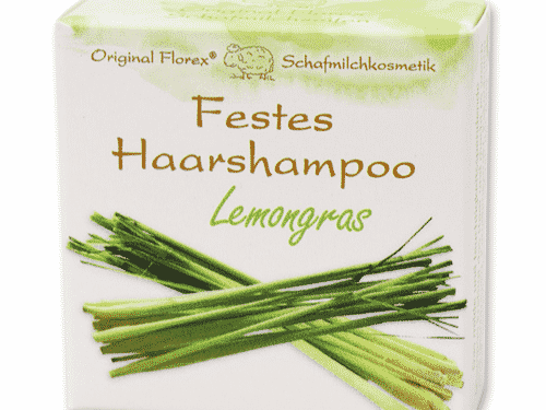 Festes Shampoo Lemongras - Haarshampoo mit Schafmilch - Florex 58 g