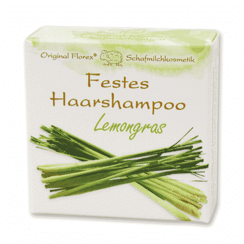 Festes Shampoo Lemongras - Haarshampoo mit Schafmilch - Florex 58 g