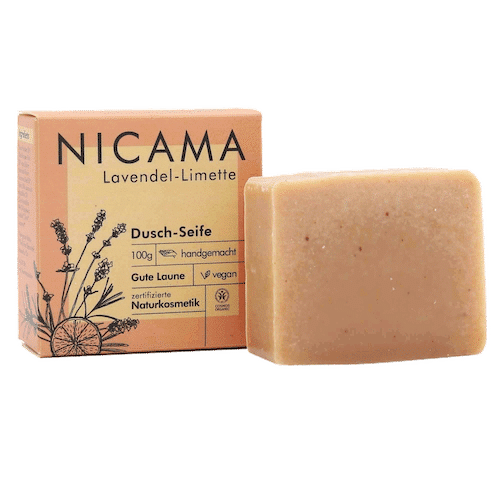 Duschseife Lavendel - Limette - NICAMA 100 g