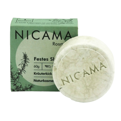 Festes Shampoo Rosmarin - NICAMA 60 g
