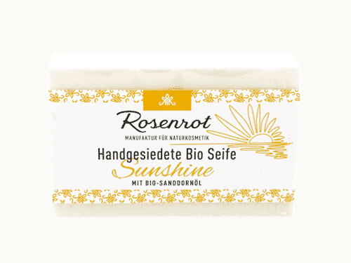 Bioseife Sunshine - Rosenrot 100 g