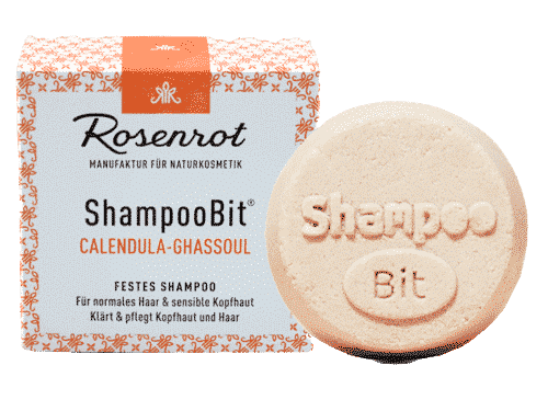 Festes Shampoo Calendula-Ghassoul - ShampooBit