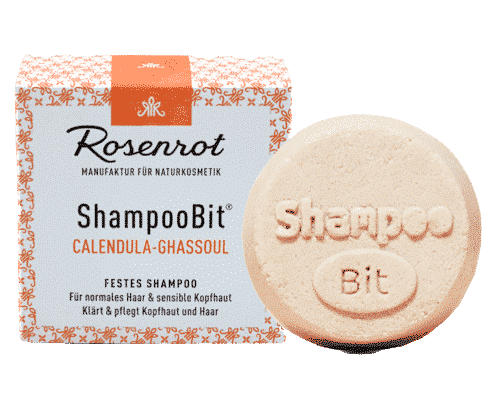 Festes Shampoo Calendula-Ghassoul - ShampooBit