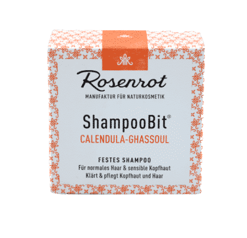 Festes Shampoo Calendula-Ghassoul - ShampooBit
