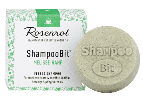 Festes Shampoo Melisse-Hanf - ShampooBit