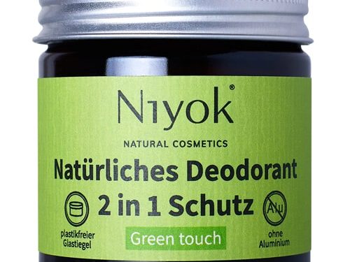 Green touch - 2 in 1 anti-transpirante Deocreme - Niyok 40 ml