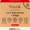 Intense red - 2 in 1 feste Dusche + Pflege - Niyok 80 g