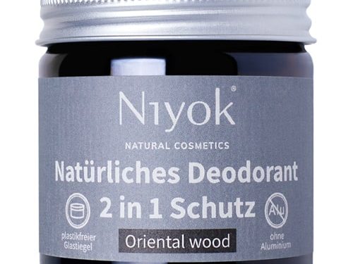 Oriental wood - 2 in 1 anti-transpirante Deocreme - Niyok 40 ml