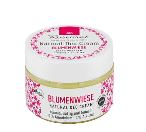 Deo Creme Blumenwiese - vegan - Rosenrot 50 g