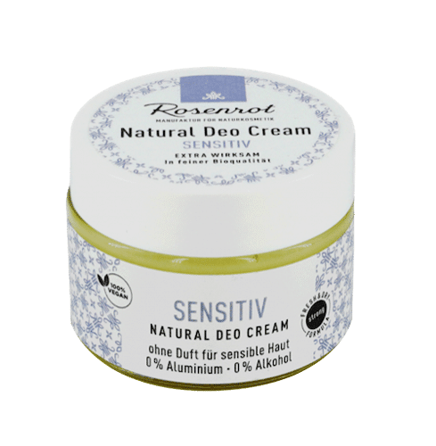 Deo Creme Sensitiv - vegan - Rosenrot 50 g