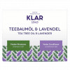 2er Set - Teebaumöl und Lavendel - Festes Shampoo und Conditioner - Klar 2 x 100 g