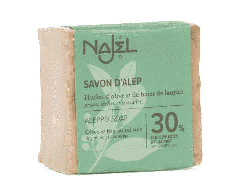 Aleppo Seife mit 30% Lorbeeröl - Najel 200 g