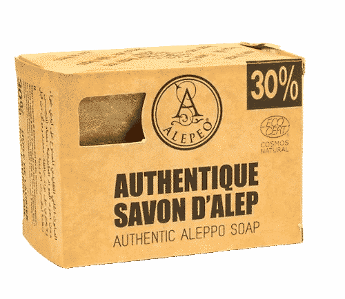 Aleppo Seife mit Olivenöl und 30% Lorbeeröl - Alepeo 200 g