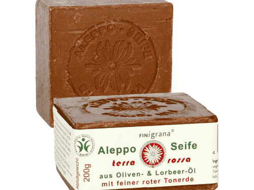 Aleppo Seife rote Erde