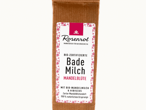 Bademilch Mandelöl - Rosenrot 150 g