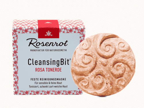 CleansingBit mit rosa Tonerde - Rosenrot 65 g