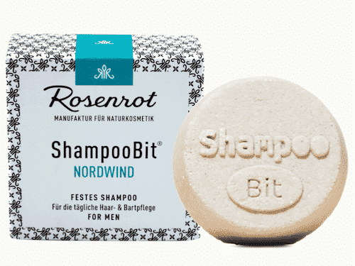 Festes Shampoo Men - Nordwind - ShampooBit - Rosenrot 55 g