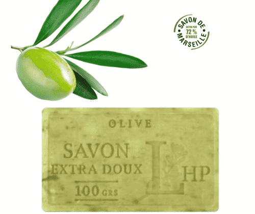 Marseiller Seife mit Olivenblüte - LHP 100 g - 1