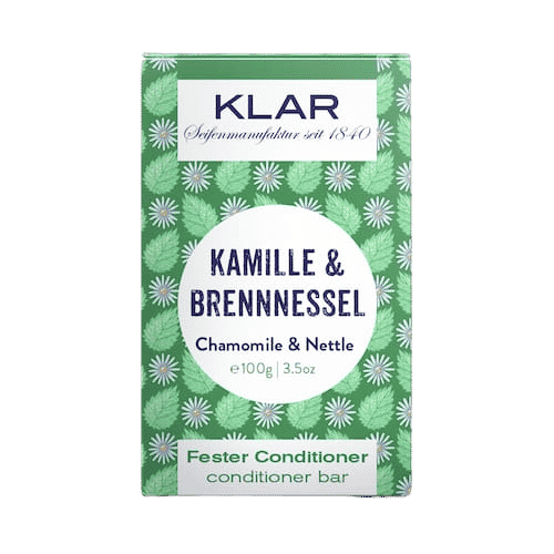 2er Set - Kamille und Brennnessel - Festes Shampoo und Conditioner - Klar 2 x 100 g