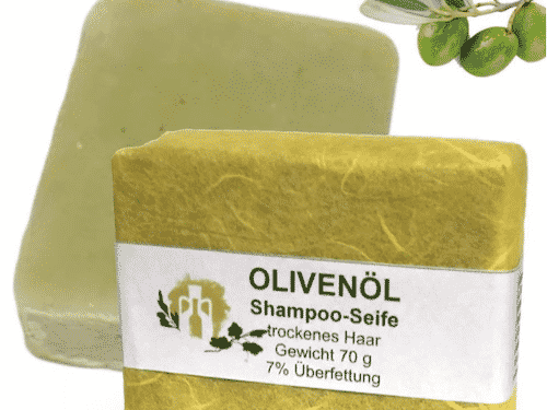 Haarseife mit Olivenöl & Traubenkernöl - A. Altenweg 70 g