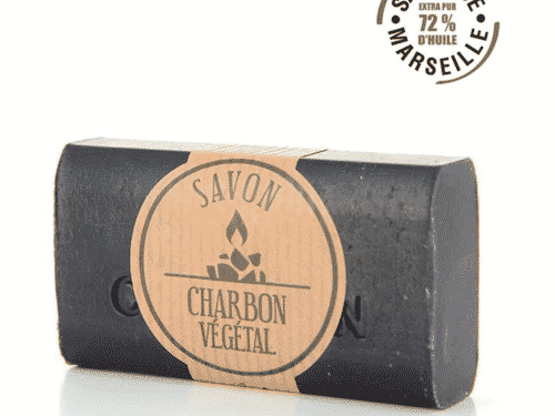 Savon de Marseille - Kohle mit Traubenkernöl - FouFour 100 g