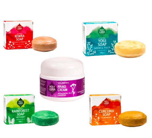 4er Set Seifen + Handcreme - Holy Lama