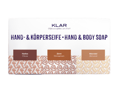 Geschenkset Gewürzseifen - Nelke & Zimt & Mandel - Klar 3x 100 g