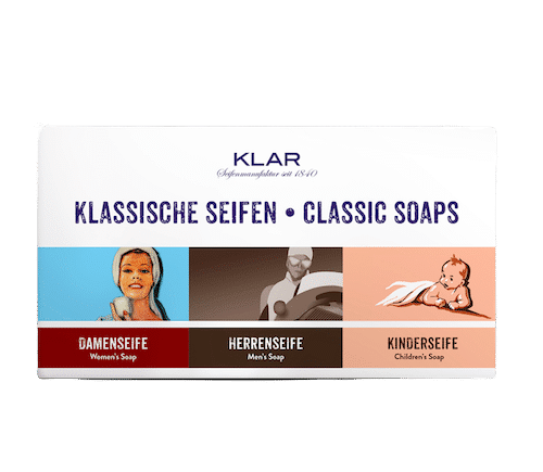 Geschenkset Klassiker - Damen & Herren & Kinder - KLAR 3x 100 g