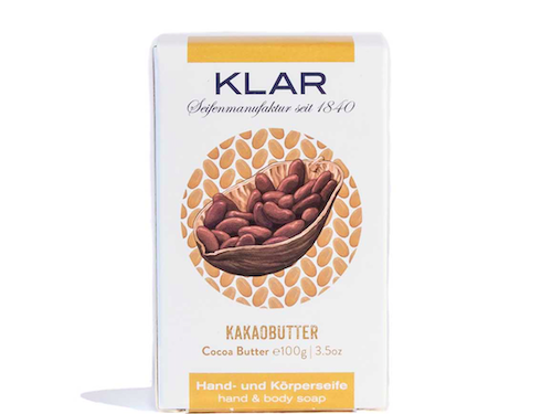 Kakaobutter - Seife palmölfrei - Cosmos zertifiziert - KLAR 100 g